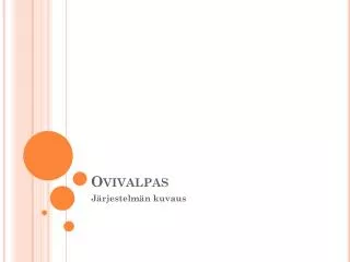 Ovivalpas