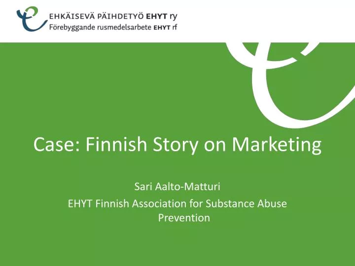 sari aalto matturi ehyt finnish association for substance abuse prevention