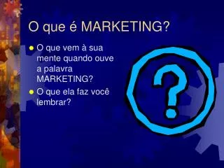 o que marketing