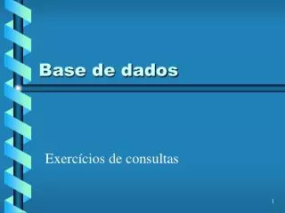 base de dados