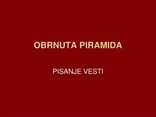 obrnuta piramida