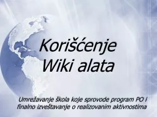 kori enje wiki alata