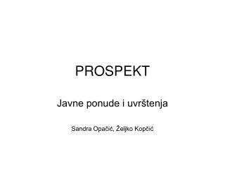 prospekt