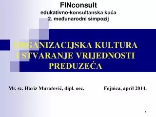 finconsult edukativno konsultanska ku a 2 me unarodni simpozij