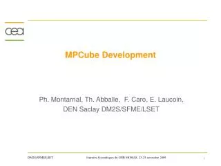 MPCube Development