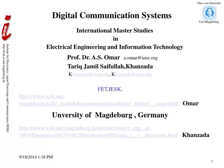 digital communication systems