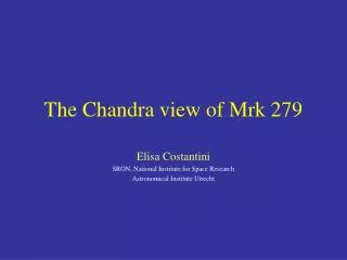 The Chandra view of Mrk 279