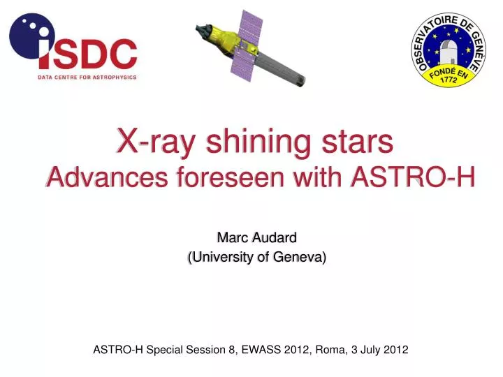 x ray shining stars advances foreseen with astro h