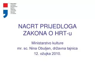 nacrt prijedloga zakona o hrt u