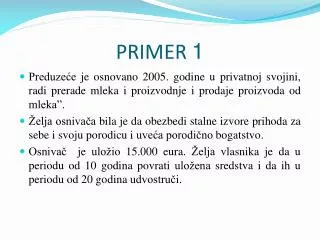primer 1