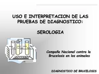 uso e interpretacion de las pruebas de diagnostico serologia