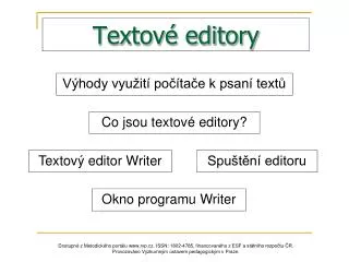 textov editory