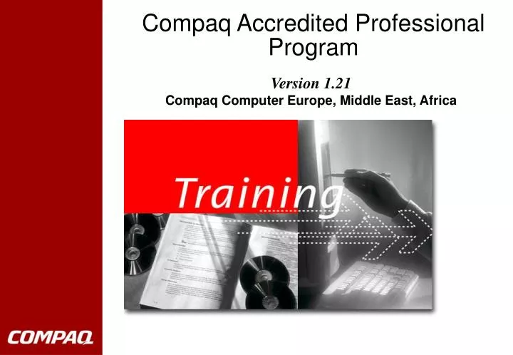 compaq accredited professional program