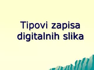 tipovi zapisa digitalnih slika