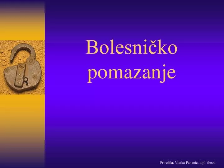 bolesni ko pomazanje