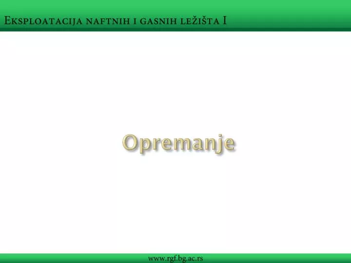 opremanje