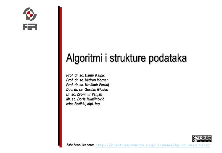 algoritmi i strukture podataka