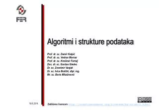 algoritmi i strukture podataka
