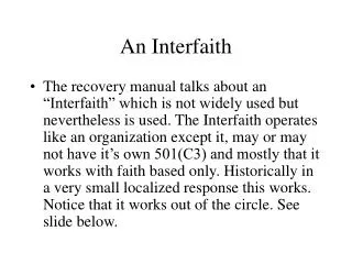 An Interfaith