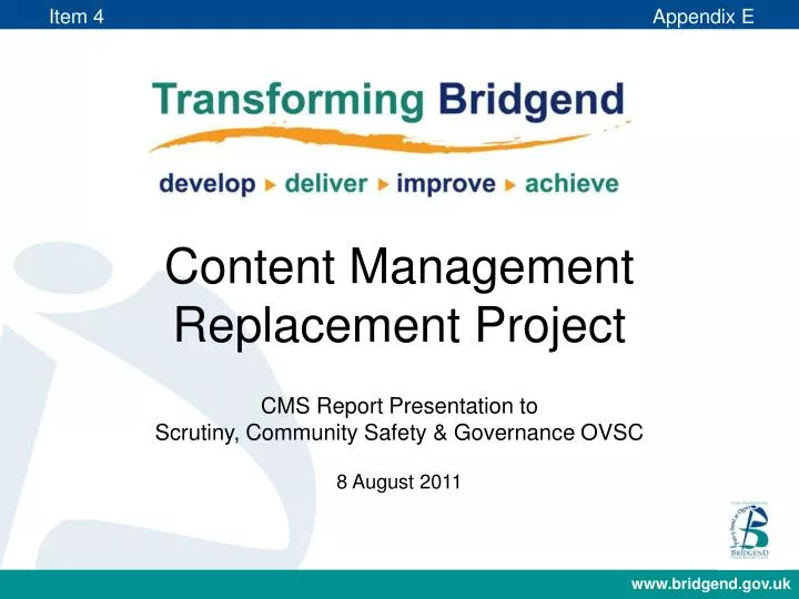content management replacement project