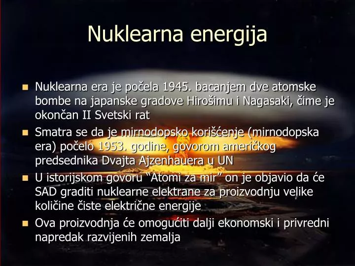 nuklearna energija