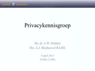 privacykennisgroep
