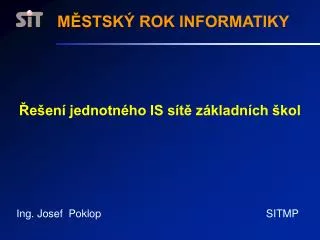 e en jednotn ho is s t z kladn ch kol