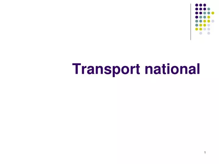 transport national