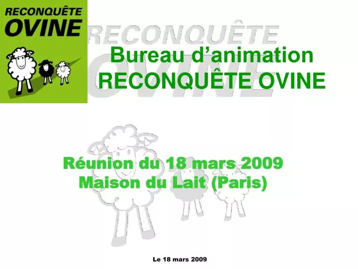 bureau d animation reconqu te ovine