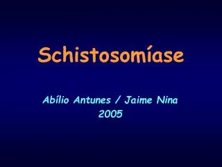 schistosom ase