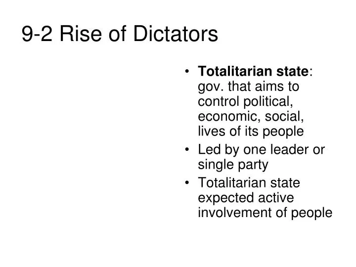9 2 rise of dictators