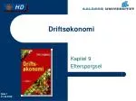 Driftsøkonomi - slide 1