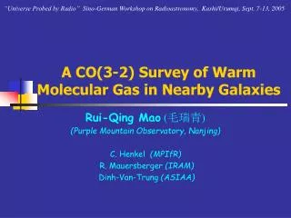 A CO(3-2) Survey of Warm Molecular Gas in Nearby Galaxies