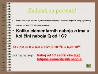 zadatak za po etak