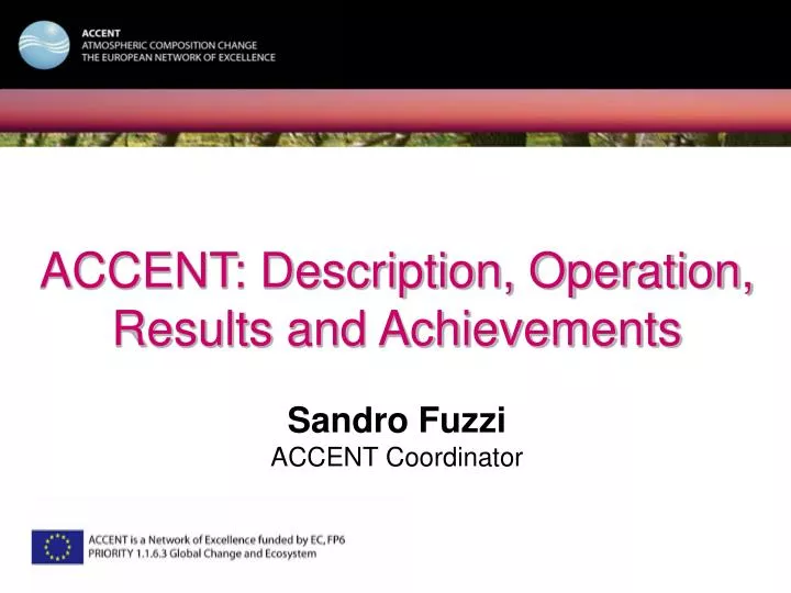 accent description operation results and achievements sandro fuzzi accent coordinator