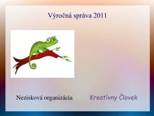 neziskov organiz cia kreat vny lovek