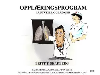 oppl ringsprogram luftveier og lunger