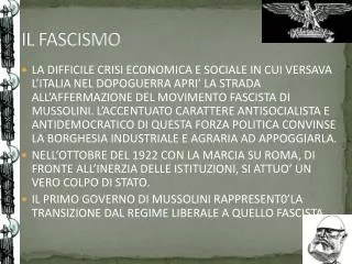 il fascismo