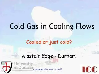 Cold Gas in Cooling Flows