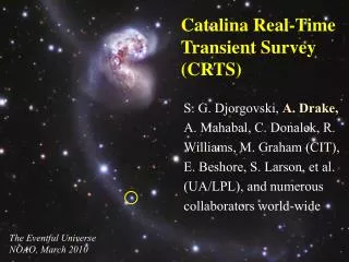 Catalina Real-Time Transient Survey (CRTS)