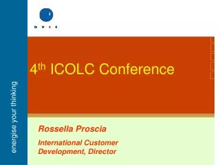 4 th ICOLC Conference