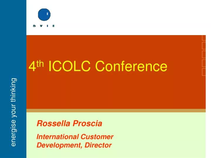 4 th icolc conference