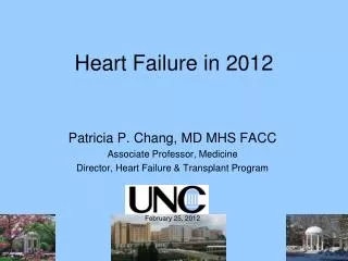 Patricia P. Chang, MD MHS FACC Associate Professor, Medicine