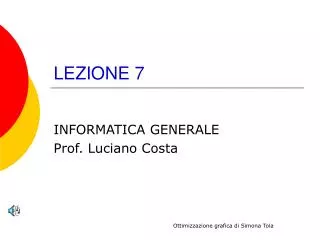 lezione 7