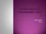 Programiranje 1 programski jezik c - slide 1