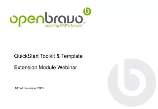 QuickStart Toolkit &amp; Template Extension Module Webinar