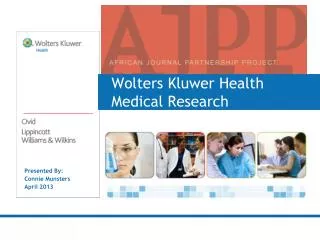Wolters Kluwer Health Medical Research