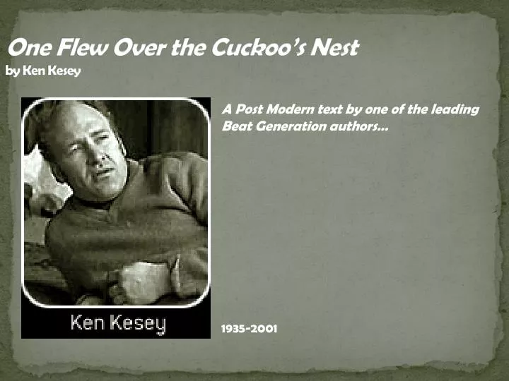 one flew over the cuckoo s nest by ken kesey