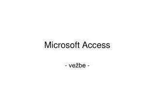 microsoft access