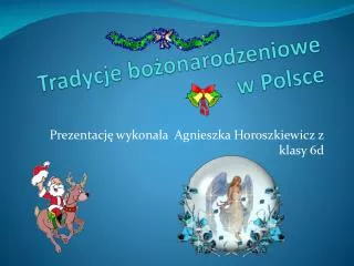 tradycje bo onarodzeniowe w polsce